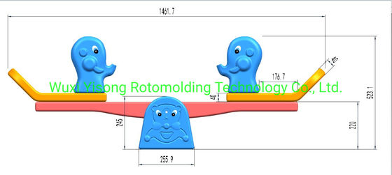 Aluminiowe formy obrotowe Teeterboard Rota Mold