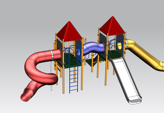Tube Slide Plac zabaw Formy do formowania rotacyjnego Plastikowe rozmiary OEM