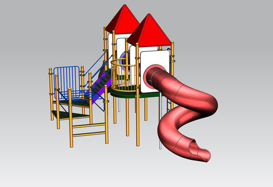 Tube Slide Plac zabaw Formy do formowania rotacyjnego Plastikowe rozmiary OEM